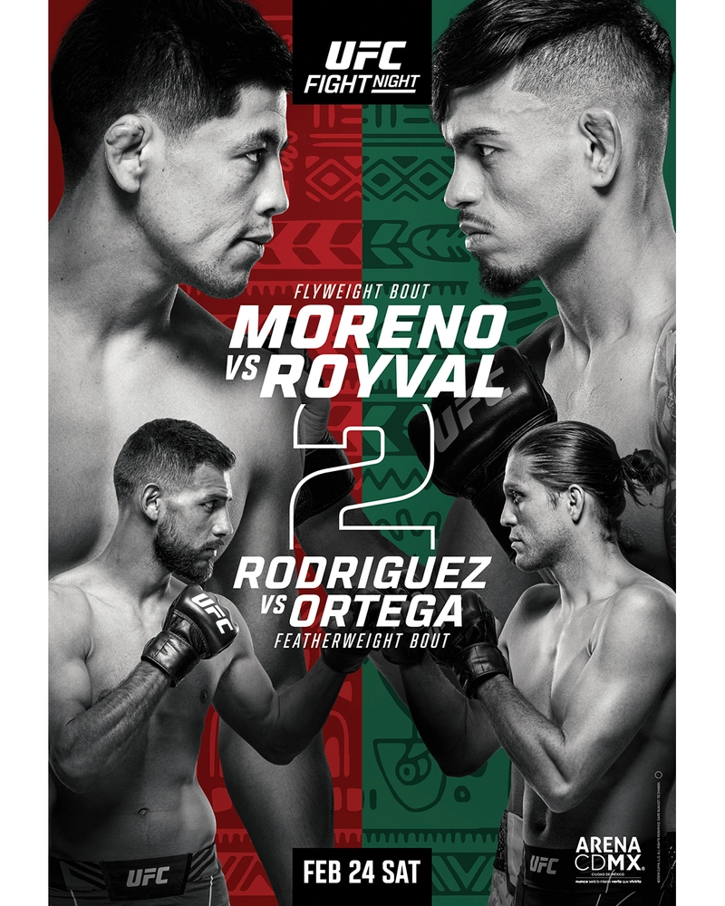 UFC FIGHT NIGHT: MORENO VS ROYVAL 2